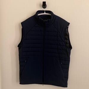 men’s “true navy” (navy blue) LULULEMON down for it all vest [M]